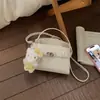 Bolso de Mano de Lujo Ligero Estilo Coreano para Mujer 2026 Primavera Nueva Moda Bolso de Hombro para el Trabajo Bolso Cruzado Elegante de Color Sólido para Mujer