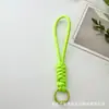 Cordão de Celular Moderno com Nó Multicor, Cordão Curto Criativo Trançado, Chaveiro para Capa de Celular, Alça Destacável Anti-Perda
