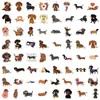 60 PUL Explosiones Perro Salchicha Caricatura Alto Valor de Color Pegatinas DIY Creativas Decorativas Taza de Agua Equipaje Pegatinas Impermeables