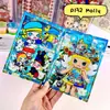 Caderno Original Cartoon A7 Acrílico de Folhas Soltas, Caderno de Estudante Anime Estética Fofa Feminina