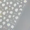 Nuevo Xiaohongshu Flor de Concha Fresca Margarita Manicura Pegatina Estampada Hada Estéreo Decorativo Adhesivo para Uñas