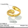 Anillo de titanio y acero con circonita estilo europeo y americano, incrustaciones de diamante, anillo abierto de acero inoxidable de alta gama, nicho ins de lujo ligero