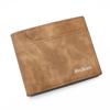Billetera Corta para Hombre Estilo Coreano Esmerilada, Bolsa Exterior para Tarjetas y Monedas, Gran Capacidad Ranuras para Múltiples Tarjetas Bolsa para Identificación, Billetera para Hombre