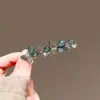 Moderna Horquilla de Mariposa con Pedrería de Cristal para Niñas, Nuevo Clip Lateral para Flequillo, Clip Sencillo de Pato para Cabello Suelto