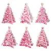 Nueva Decoración Navideña Rosa de Amazon Adornos Estéreo para Árbol de Navidad Decoraciones de Mesa para Fiesta Navideña