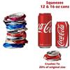 Aplanador de latas de 16 oz montado en la pared suministros de cocina juego multiusos de prensa latas abridor de botellas