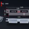 Cerradura de Pestillo Grueso de Acero Inoxidable Hecha a Medida, Accesorios para Cerradura de Puerta, Placa Guía del Cuerpo de la Cerradura, Placa de Pestillo Extendida para Puertas de Madera, Placa Tope