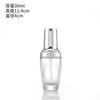 Suministros del Fabricante Set de Botellas Pequeñas Negras Serie 15g 20g 30g 100ml Botella de Spray Transparente Frasco Redondo para Crema