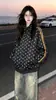 Sudadera de Marca de Moda Estilo Americano a Rayas con Cuello Alto y Estampado de Estrellas para Mujer, Chaqueta Deportiva Casual Otoño e Invierno, Novedad Otoño 2026
