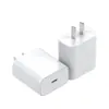 Carregador Padrão EUA Pd20W é Adequado para Série Apple 15 Interface Typec Conjunto de Carregamento Rápido Pd Cabeça de Carregamento Padrão Europeu