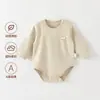 Mameluco de Otoño para Bebé con Mangas Largas y Forro Polar, Ropa de Una Pieza para Recién Nacidos para Otoño e Invierno