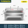Fregadero para Mopas de Acero Inoxidable Rectangular para Hogar a Prueba de Salpicaduras Cantina Escuela Patio Exterior Fregadero para Mopas Elevado