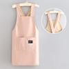 Delantal de Moda Impermeable y a Prueba de Aceite Cocina Hogar Arte de Uñas Cintura para Mujer Estilo Occidental Ropa de Trabajo para Adulto Estampado Especial para Catering