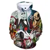 Sudadera con capucha para hombre de Halloween transfronteriza, Primavera y Otoño, Estampado Digital 3D, Holgada, Informal, Deportiva, Sudadera de Navidad