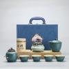 Conjunto de Chá Rápido Criativo Lobo Xiangdao Laranja Bule Caixa de Presente Conjunto de Cerâmica Conjunto Completo Xícara de Chá Kung Fu Presente