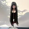 Peluca para muñeca BJD, cabello largo liso corte princesa de seda suave, adecuada para uso diario, se puede modificar manualmente, adecuada para muñecas 1/3, 1/6