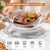 Prato Cerâmico para Cozinhar no Vapor, Tigela Segura para Micro-ondas, Bandeja Térmica Resistente ao Calor, Cozinhador a Vapor, Tigela para Sopa, Tigela para Pão no Vapor com Tampa, Tigela de Vidro, Tigela para Cozinhar no Vapor