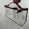 Bolsa de Aseo de PVC Transparente Personalizada Bolsa de Almacenamiento de TPU con Costuras y Voltaje de Alta Frecuencia, Bolsa de Almacenamiento Totalmente Impermeable