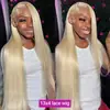 Peruca frontal de renda 4x4 cabelo liso longo europeu e americano touca cabelo humano fábrica de perucas de renda em estoque