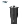 Tyeso Nueva Taishuo Taza de Café Taza Térmica con Popote en Forma de Diamante Taza de Agua para Niñas de Apariencia Elegante Gran Capacidad Taza para Coche