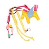 Colgante de bolso de perro salchicha amarillo ins transfronterizo, cordón para teléfono móvil, llavero para coche, colgante de Pegaso, venta al por mayor de fábrica