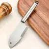 Cortador de Cebola de Aço Inoxidável, Faca para Cebola, Ferramenta de Ralador, Faca Raladora de Cebola, Raspador Multifuncional, Gadget de Cozinha
