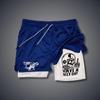 Amazon Comercio Electrónico Transfronterizo Más Vendidos Shorts de Verano Estampado Digital 3D para Hombre Doble Capa Transpirables Casuales
