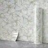 Pegatinas de pared autoadhesivas IXPE transfronterizas, patrón floral geométrico gris y blanco, acabado brillante, para decoración de paredes de fondo, venta al por mayor