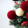 Bolas de Natal, Bolas de Natal Aveludadas 6cm/16Pçs, Bolas de Natal Aveludadas, Decorações de Natal, Vendas Diretas da Fábrica para o Natal