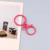 Fivela de Oito Colorida Pintada Anel Plano Fecho Lagosta Conjunto de Três Peças Chaveiro Figura de Boneca DIY Fivela de Oito Anel de Oito