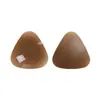 Protetores de mamilo triangulares de silicone transfronteiriços anti-exposição, protetores de seio de silicone puro sólido à prova d'água sem costura invisíveis europeus e americanos anti-protuberância