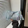 Bolso Almohada de Moda 2025 Verano Nuevo Color Sólido Bolso Cuadrado Pequeño Elegante Bolso para Mujer Bolso de Hombro para Viajes Diarios Bolso Cruzado de Moda