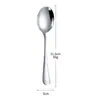 Cuchara Tenedor de Servicio de Acero Inoxidable Utilitario Vajilla Creativa Cuchara de Postre Café Pala para Hornear Pastel Tenedor de Fruta Cuchara de Doble Propósito