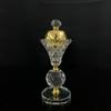Venta Directa de Fábrica Quemador de Incienso de Cristal Árabe de Oriente Medio Decoración Navideña Hogar Quemador de Aromaterapia de Vidrio