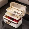 Caja de Almacenamiento con Cerradura, Caja Doméstica con Contraseña, Caja de Almacenamiento para Objetos de Valor, Caja Portátil para Documentos de Privacidad de Coche