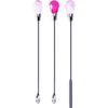 Cuchara Rosa para Cejas Color Cuchara de Bordado Cuchara de Color Varilla para Verter Color Semi-permanente Varilla de Cristal para Remover