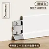 Rodapé espesso em liga de alumínio estilo creme, rodapé metálico simples para decoração de interiores, disponível para entrega imediata