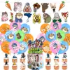 Decoración de Fiesta de Cumpleaños Zootopia 2 Bandera Globo Tela de Fondo Adorno para Pastel Conejo Suministros para Fiesta
