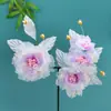 Design Original Novo Estilo Flor de Seda de Fada Roupas Chinesas Antigas Adereço de Cabeça Modelagem Diária Estúdio Fotográfico Par de Fotos Adereço de Cabeça Flor Quente