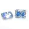 Piedras Sueltas de Moissanita de Colores Radiantes en Color D, Color Fanta, Morado Imperial, Naranja, Rosa, Verde y Azul Océano con Bordes Facetados Largos