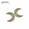 YuenZ Accesorios para joyería DIY colgante de aleación de luna colgante pequeño de aleación retro L608