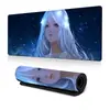 Mouse Pad Gato Preto Desenho Animado Extra Grande Profissional E-Sports Jogo Anime Bidimensional Teclado de Computador Pad Tapete de Mesa