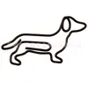 Clip de papel de notas alto y bajo Perro Dachshund Cono para perro Helado Clip de papel Flamenco Árbol de Navidad Clip de papel perfilado