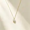 Estilo Francês Pequeno Quadrado Diamante Flash Diamante Colar Feminino Design de Nicho Senso de Luxo Leve Temperamento Simples Alto Padrão Senso Estilo Frio Corrente da Clavícula