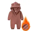 Ropa para Bebé 2026 Primavera y Otoño Nuevo Estilo Mameluco con Forma de Oso Traje Cálido para Gatear Ropa para Bebés Agente Mayorista