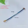 Accesorios DIY Hechos a Mano Cierre de Nudo de Diamante Gradiente de Colores Llavero Colgante Anillo Hebilla Cuerda de Decoración para Bolsa
