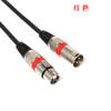 Línea de audio de cabeza de color transfronteriza Cannon xlr línea Cannon macho a hembra mezclador de micrófono línea de altavoz micrófono DMX