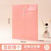 Bolsa Impermeable de Plástico para Archivos, Carpeta de Polipropileno Color Papel Kraft, Bolsa para Almacenamiento de Documentos, Bolsa Duradera para Documentos
