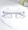 (Especial) Fábrica de Óculos em Formato de Coração Cor de Bala Gelatina Óculos de Coração Óculos de Sol Personalizados Europeus e Americanos para Homens e Mulheres Coração de Pêssego