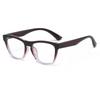 Gafas de Sol Ultraligeras Retro Jamie 1928 Versión Coreana para Mujer, Gafas Diarias Anti-Luz Azul para Hombre, Gafas de Sol Degradadas de Dos Tonos